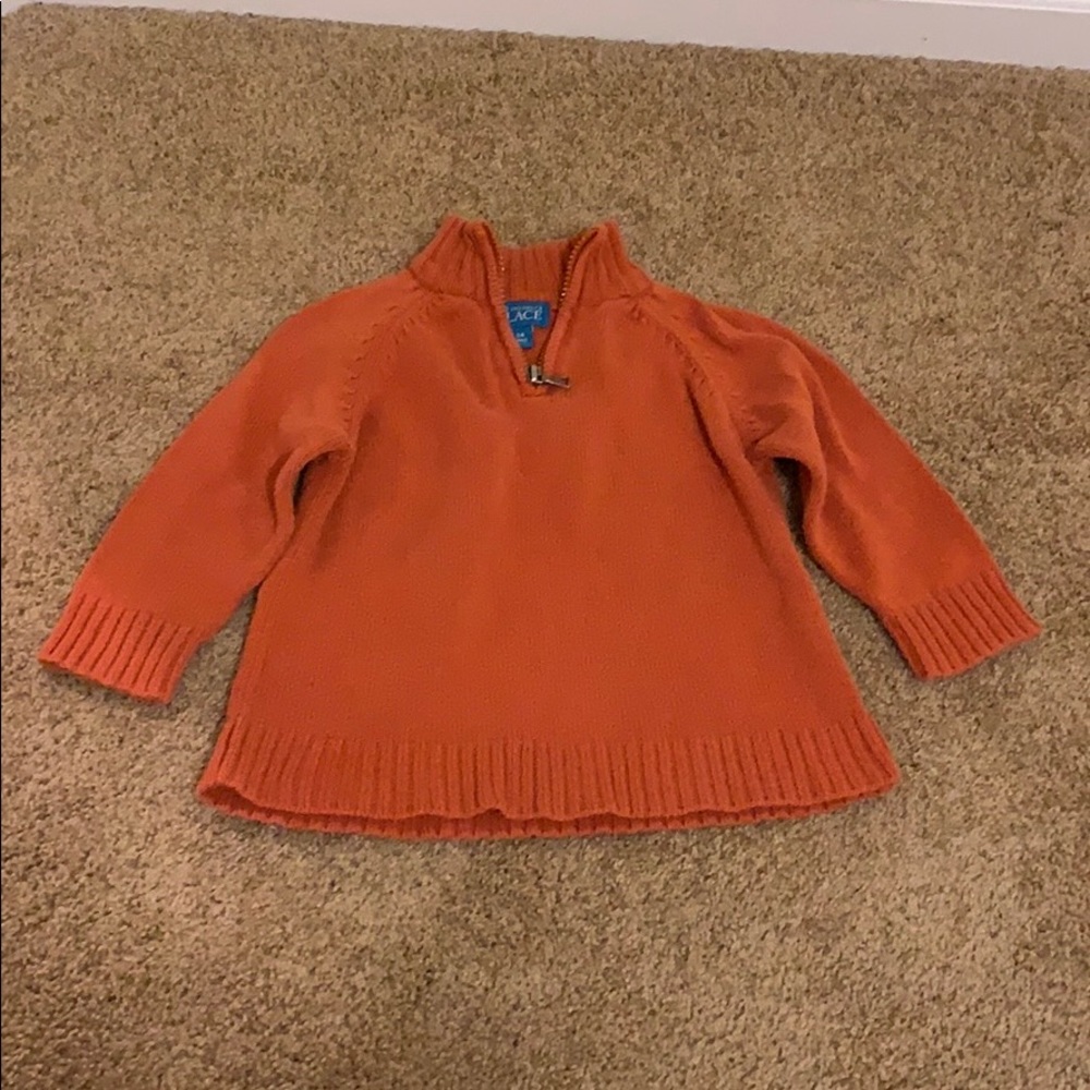 24m Boys Orange Sweater